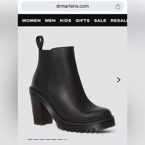 Dr. Martens Magdalena Leather Heeled Chelsea Boot